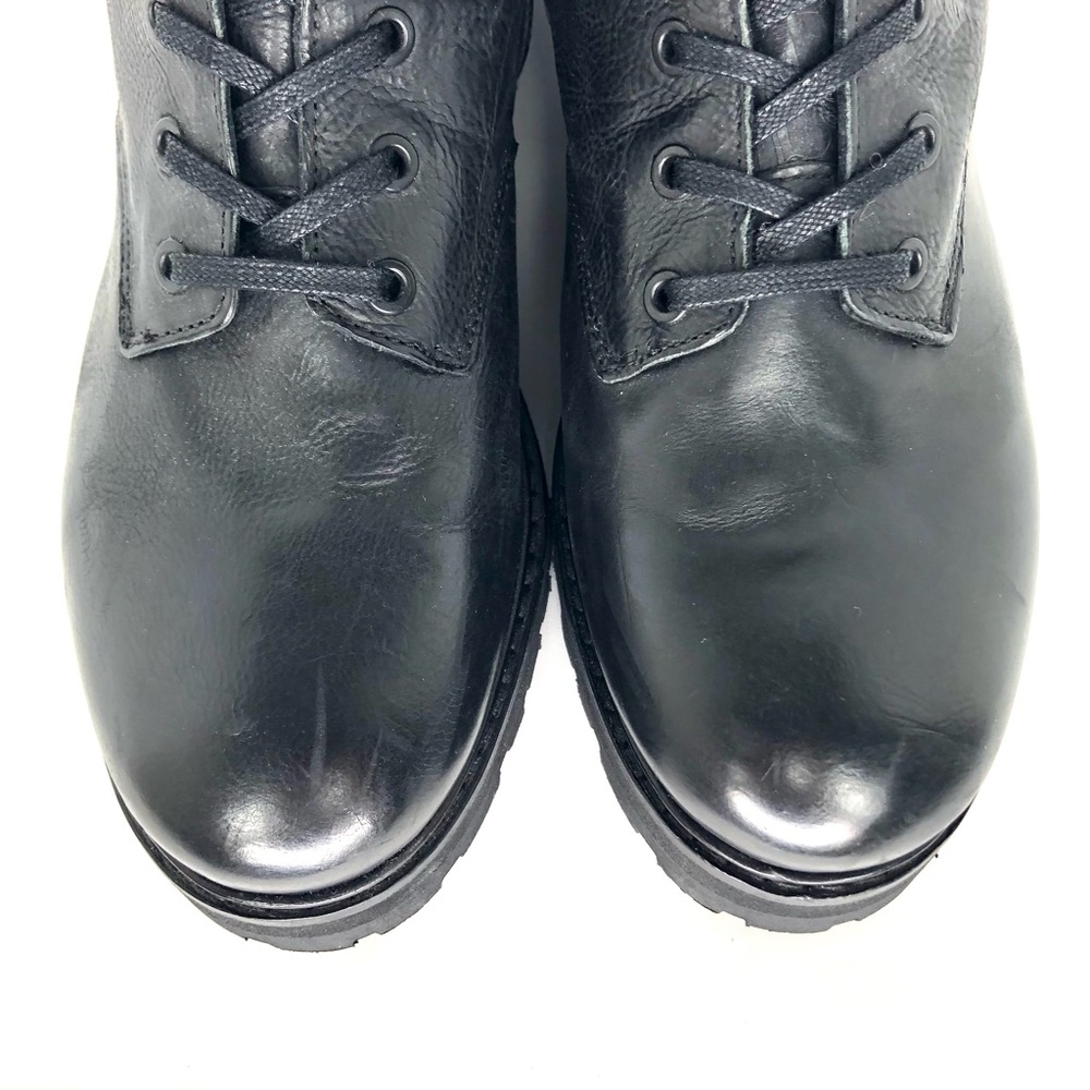 Thursday Black Combat Ankle Lace Up Lug Sole Boots Women’s 8 Shoes - Picture 11 of 13
